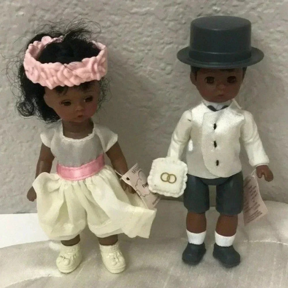 NEW 2 McDonalds Madame Alexander Flower Girl & Ring Carrier Collectible 5" Dolls - Picture 1 of 7